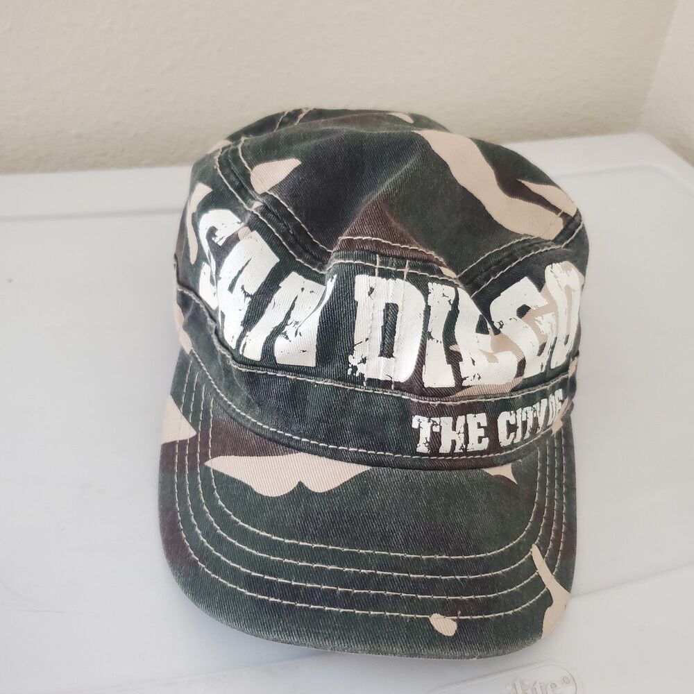 Robin Ruth San Diego Camo Cadet Military Cap Hat Men's Adjustable Cotton